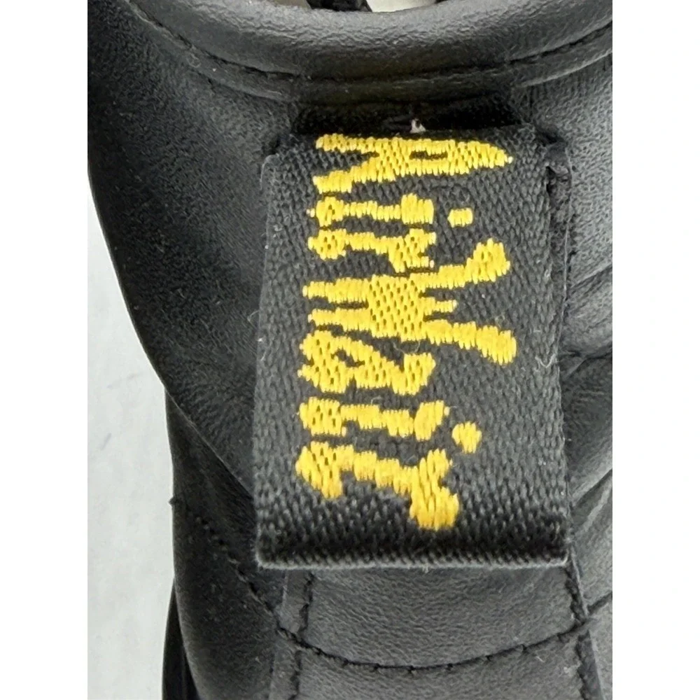 Dr. Martens Junior Collection Softy Lace Up Side Zipper Black Combat Boots Sz 3